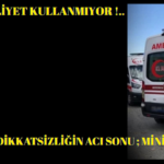 TARTIŞMA ÖLÜMLE SONUÇLANDI