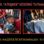 GECENİN SESSİZLİĞİ SİLAH SESLERİ İLE BOZULDU