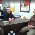 CINCIK, AK PARTİ İLÇE BAŞKANI ULUŞAN’I ZİYARET ETTİ