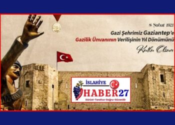 GAZİ KENTİMİZİN “GAZİLİK” ÜNVANI 105 YILDÖNÜMÜ KUTLU OLSUN