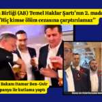 İSRAİL PARLAMENTOSUNDA İDAM YASASINI ŞAMPANYA İLE KUTLADILAR