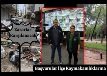 GAZİANTEP’TE FIRTINA’DA HASAR GÖRENLERE DESTEK
