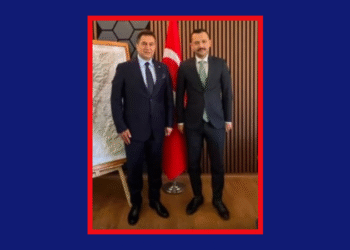 TİCARET ODASI BAŞKANI TÜRKMEN’DEN KAYMAKAM OĞUZTÜRK’E ZİYARET