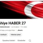YOUTUBE HESABIMIZ İLGİ İLE İZLENİYOR